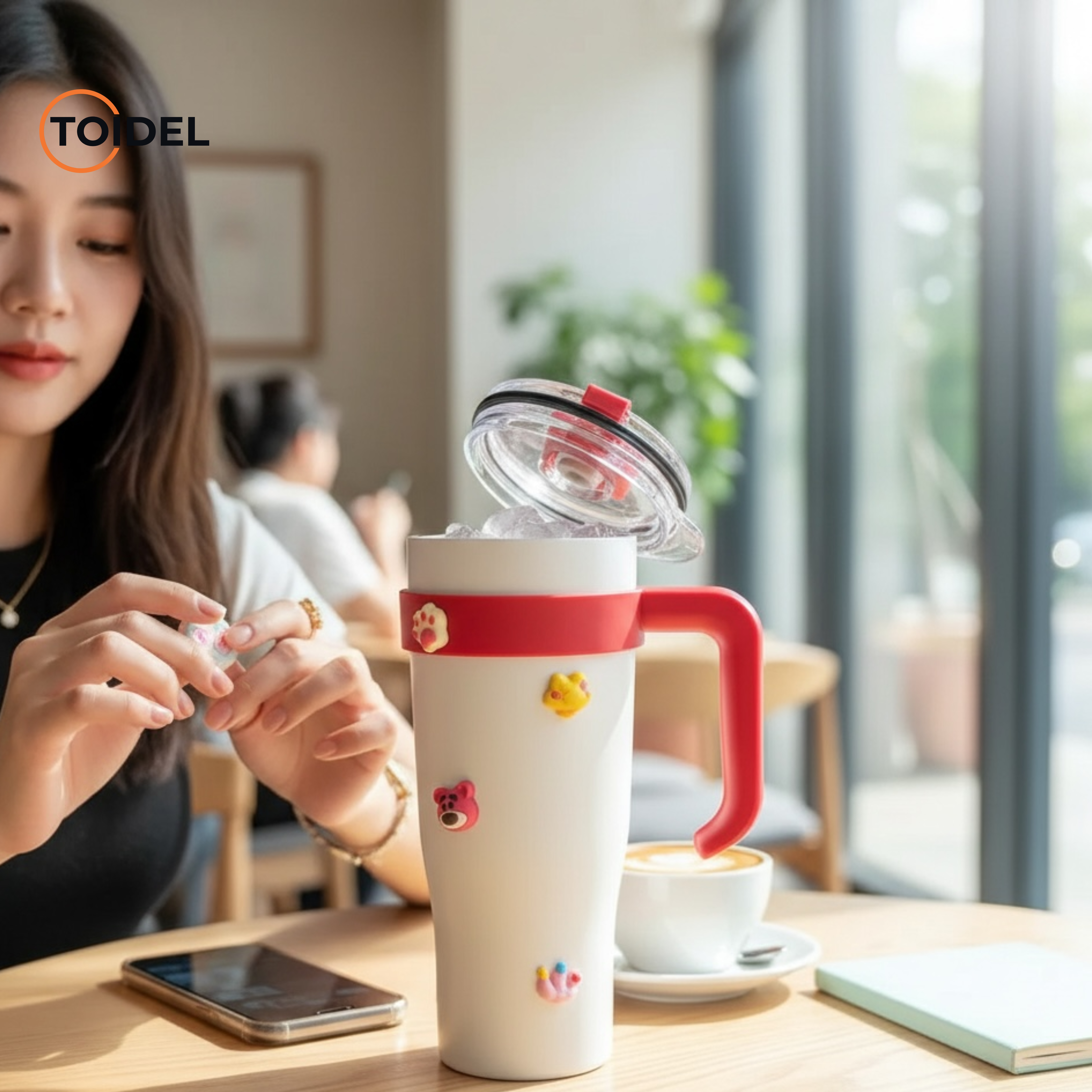 Stainless Steel Fancy Tumbler (1200 ml) image 1